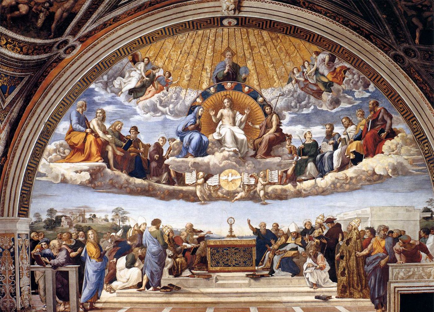 God, We Praise You - Domenico Scarlatti's "Te Deum" and Raphael's "Disputation of the Holy Sacrament"